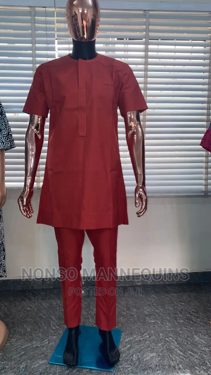 Normal Body Size Matt Black Rose Gold Male Mannequin
