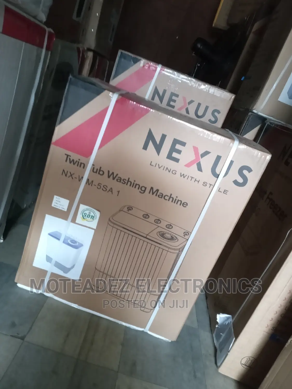 Nexus 5.5kg Twin Tub Semi Automatic Washing Machine