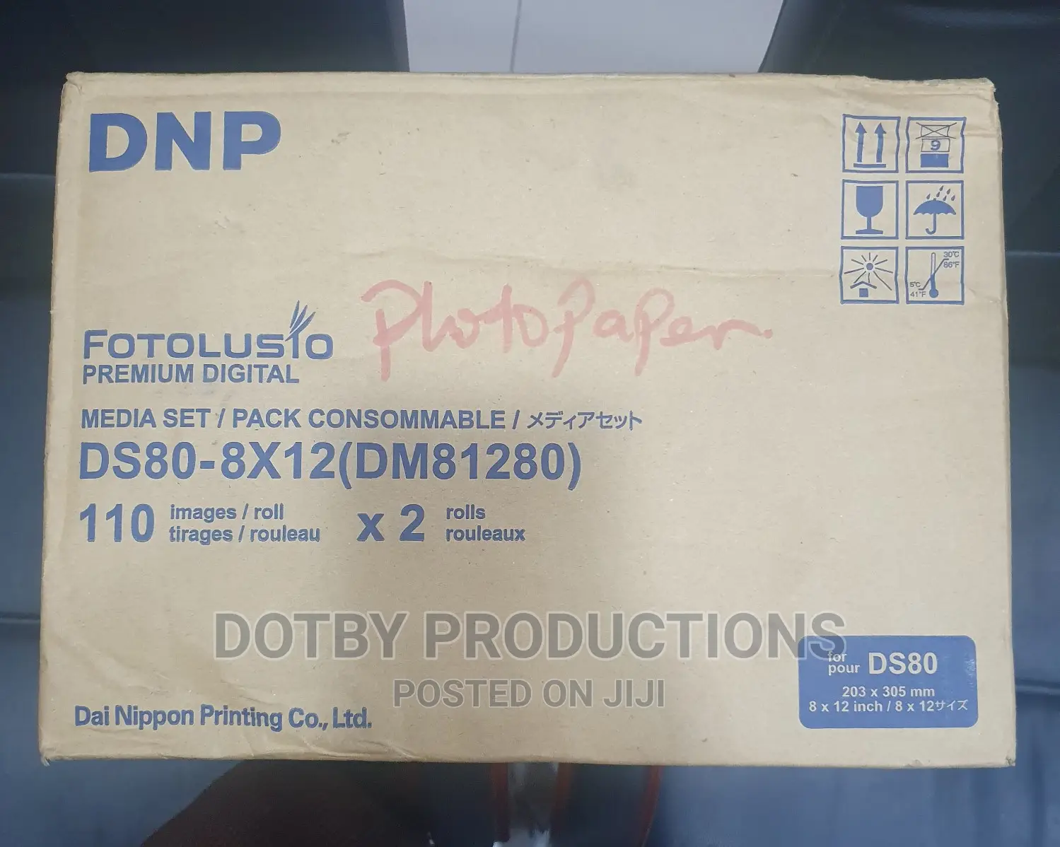 DNP Ds80 8X12 Printer Paper