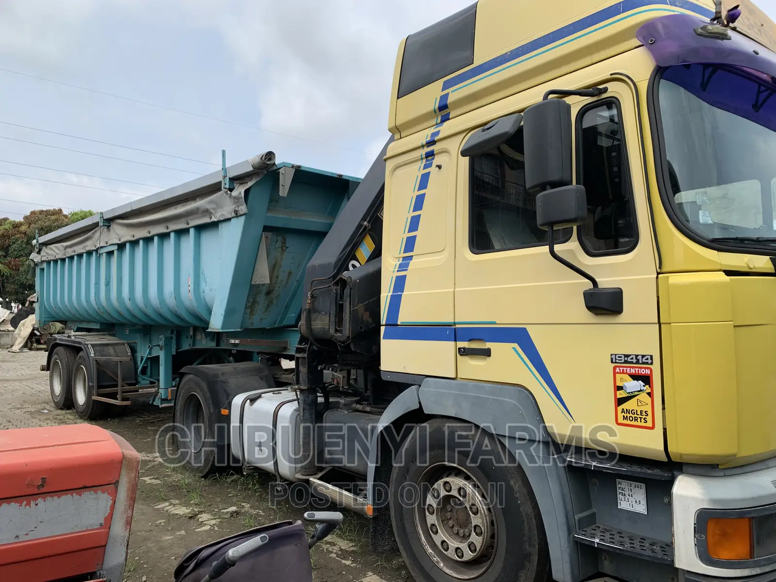 TRAILER-HEAD 6 Tyres - 35tons Bucket