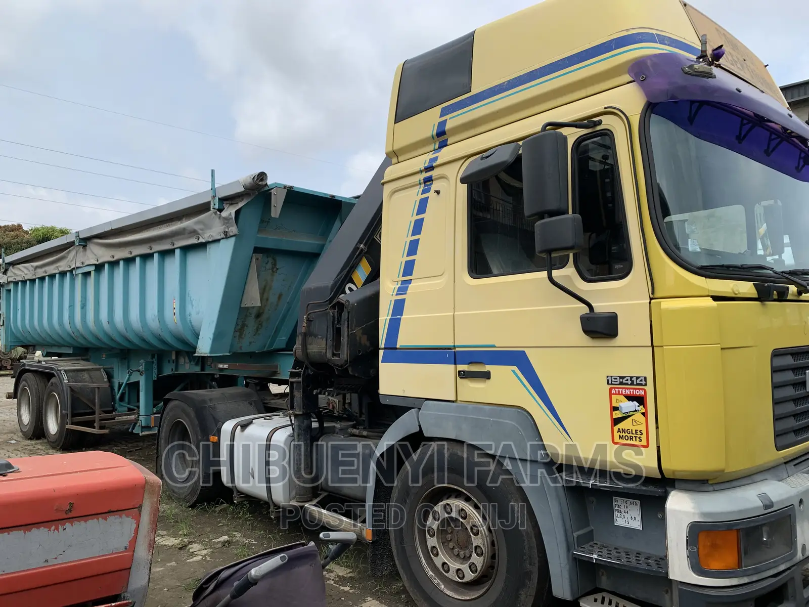 TRAILER-HEAD 6 Tyres - 35tons Bucket