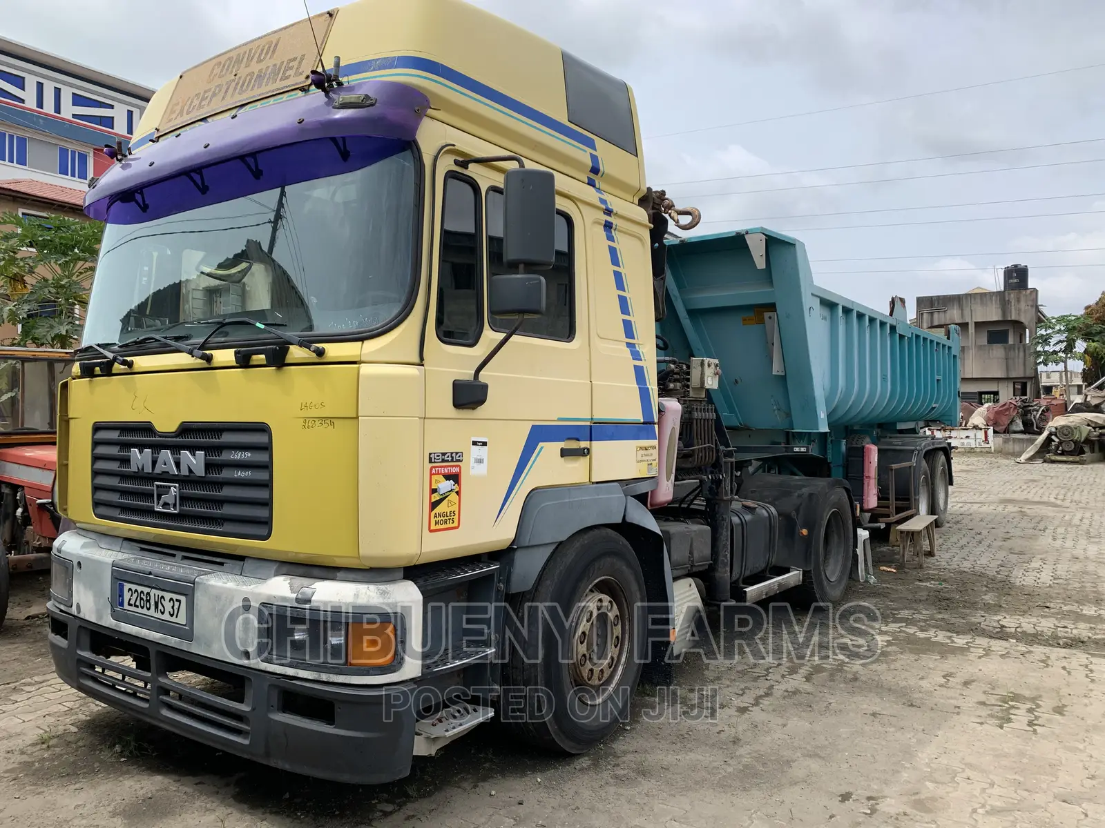 TRAILER-HEAD 6 Tyres - 35tons Bucket