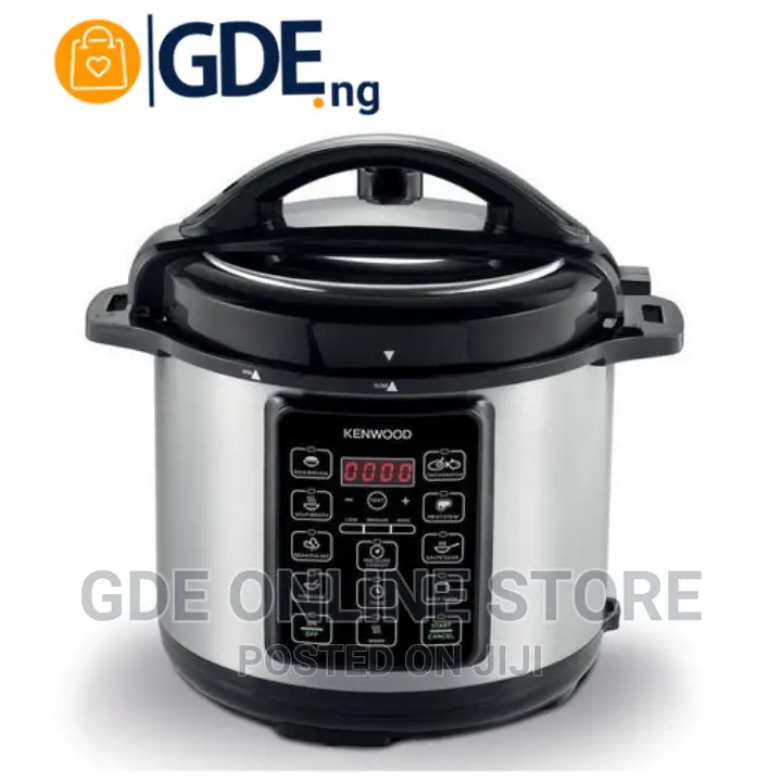 Kenwood Pressure Cooker 6L 1000W Steel.Blk Pcm60