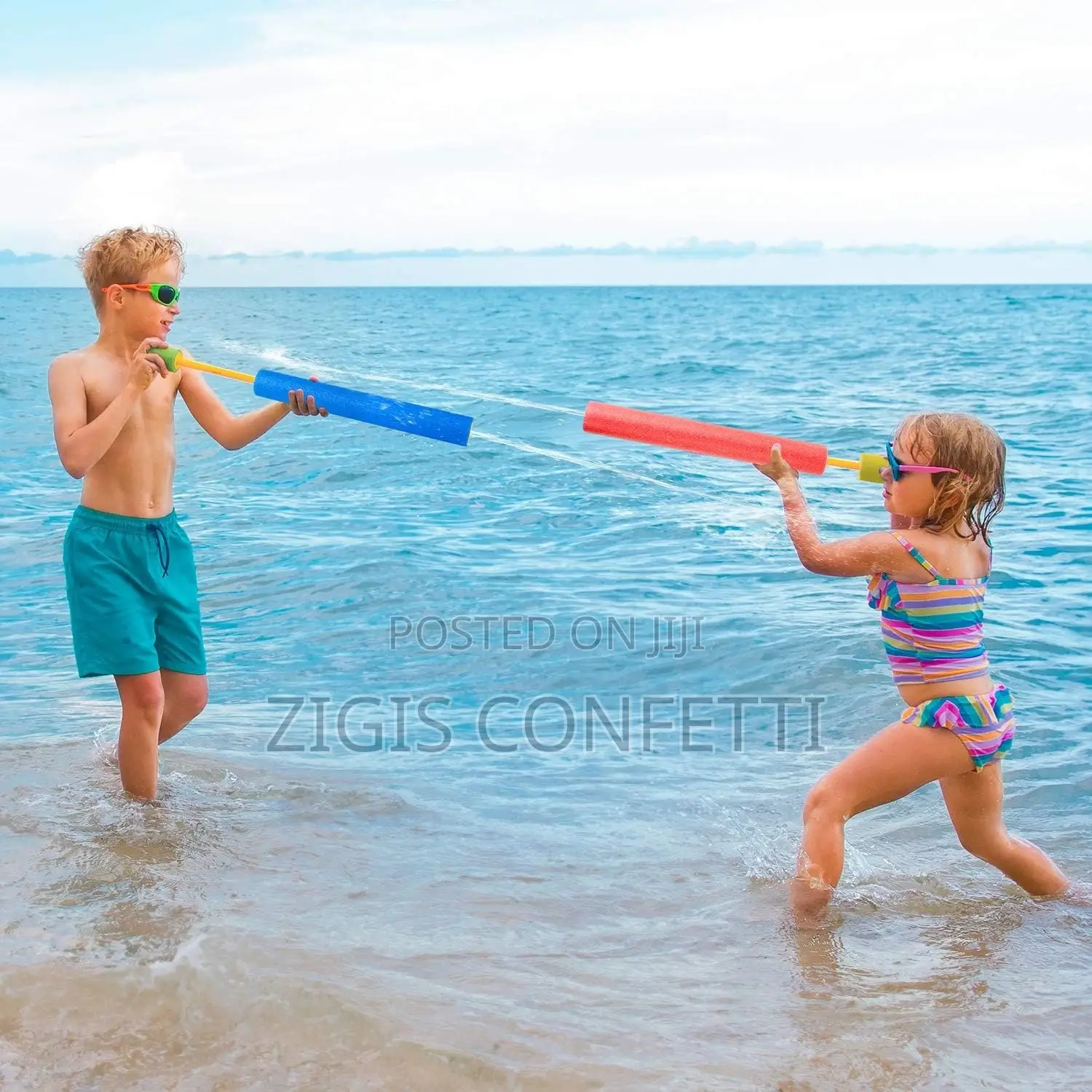Kids' Foam Water Gun for Safe Summer Fun