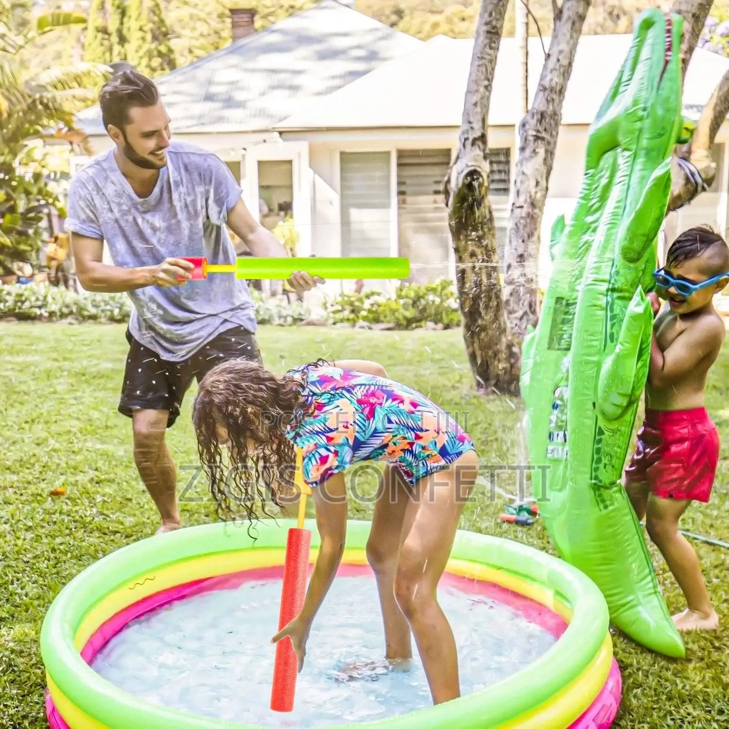 Kids' Foam Water Gun for Safe Summer Fun
