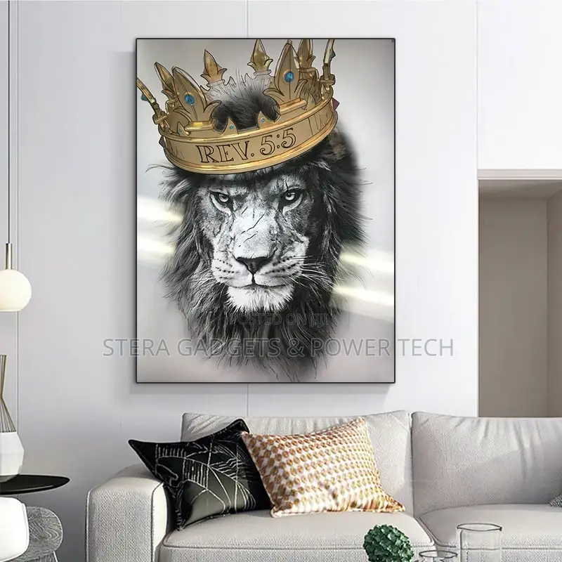 Lion Animal Oil Painting