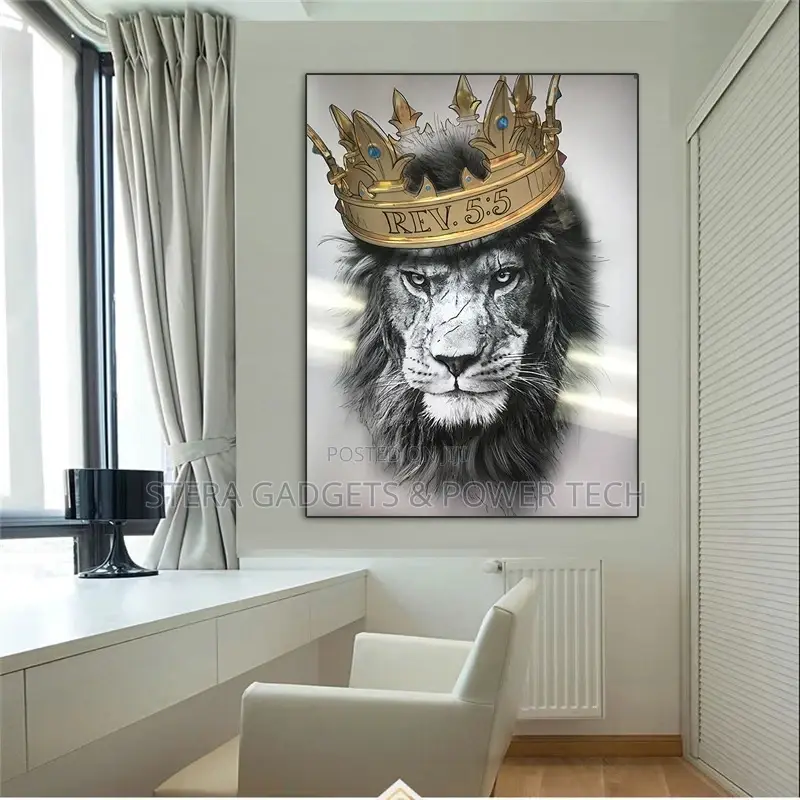 Lion Animal Oil Painting