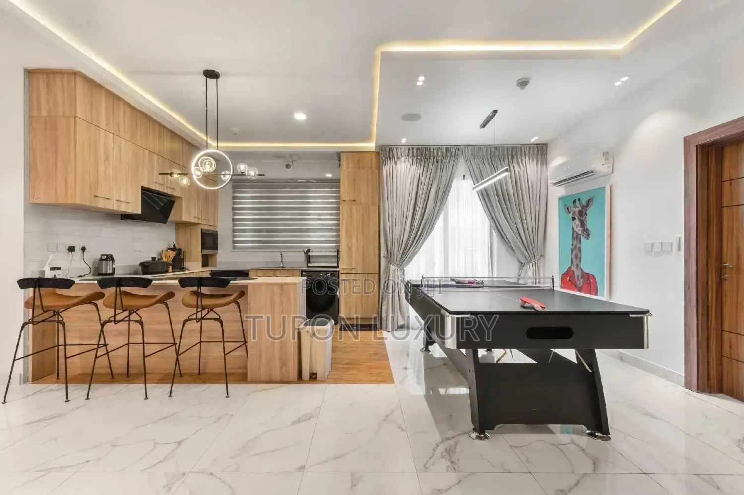 2 Bedroom High Rise Smart Apartment, With Snooker Pool