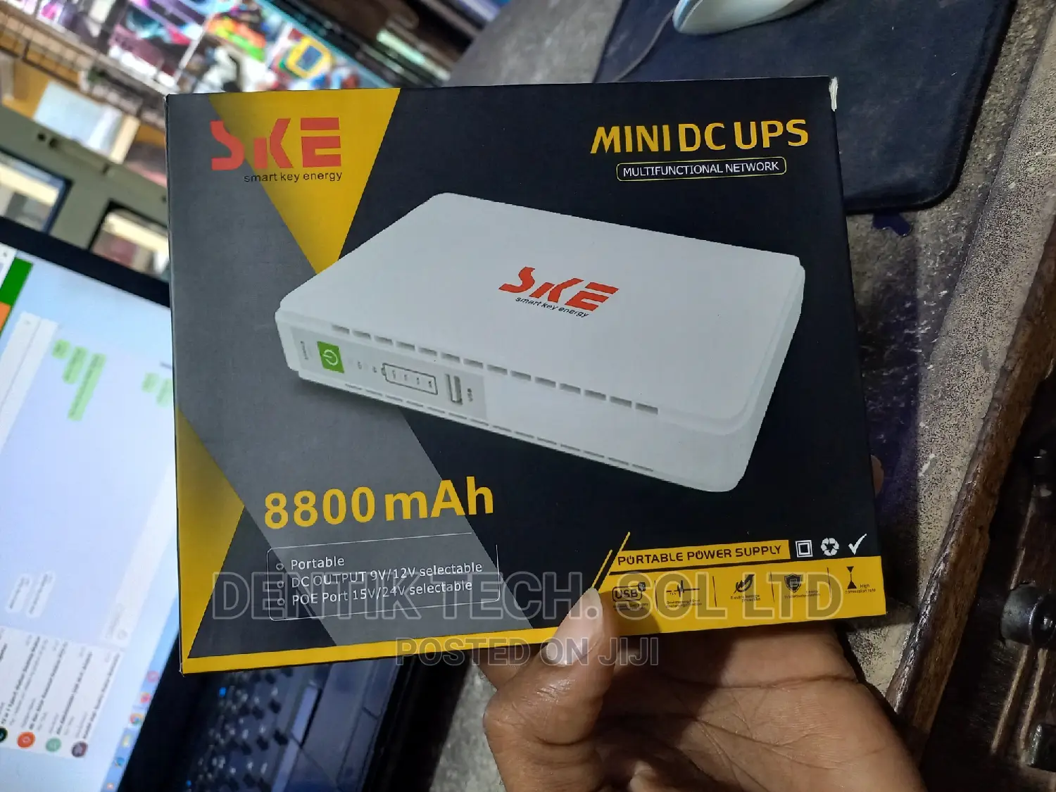 Ske 8800mah 9v/12v With Poe 15v/24v Mini Ups