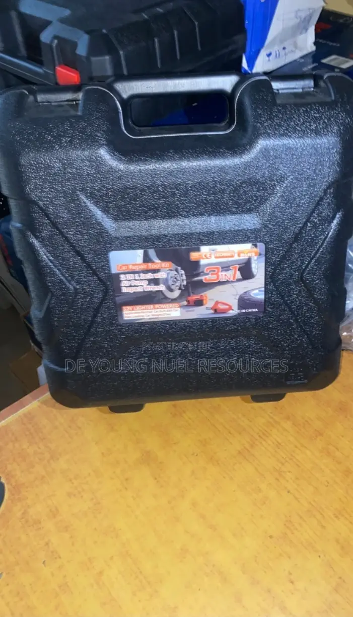 Car Electric Jack, Air Compressor And Wrench Etc.
