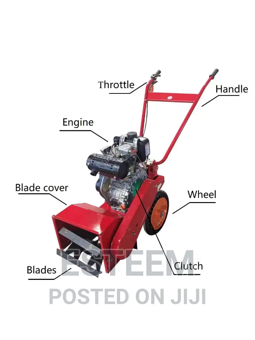 Power Weeder Rotatory Cultivator. 4 Wheel Drive