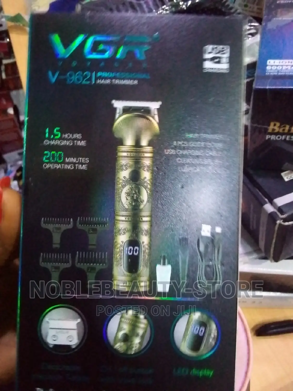 VGR Rechargeable Hair Trimmer (1200mah)
