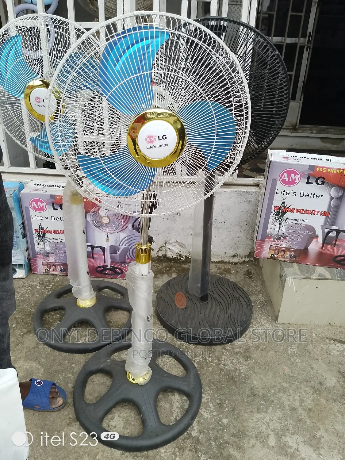Original LG Standing Fan 90% Energy Saving for Prepaid Meter