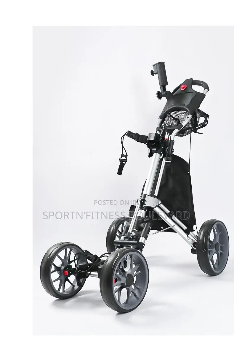 Full Feature 4 Wheel Golf Cart Trolley