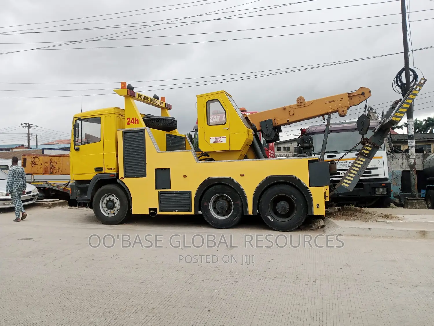 50tons Towtruck/12tons Hiab Daf Truck
