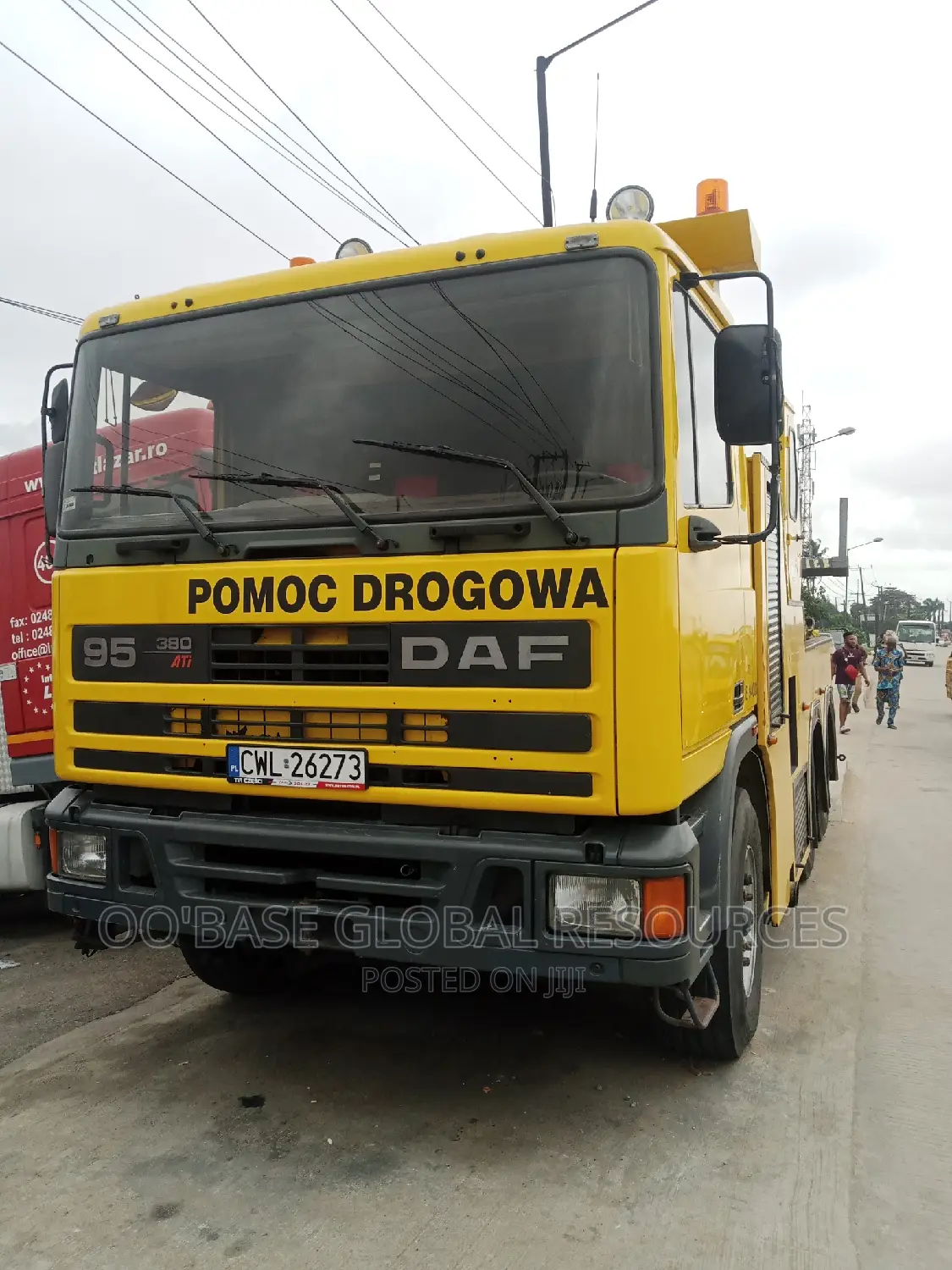 50tons Towtruck/12tons Hiab Daf Truck