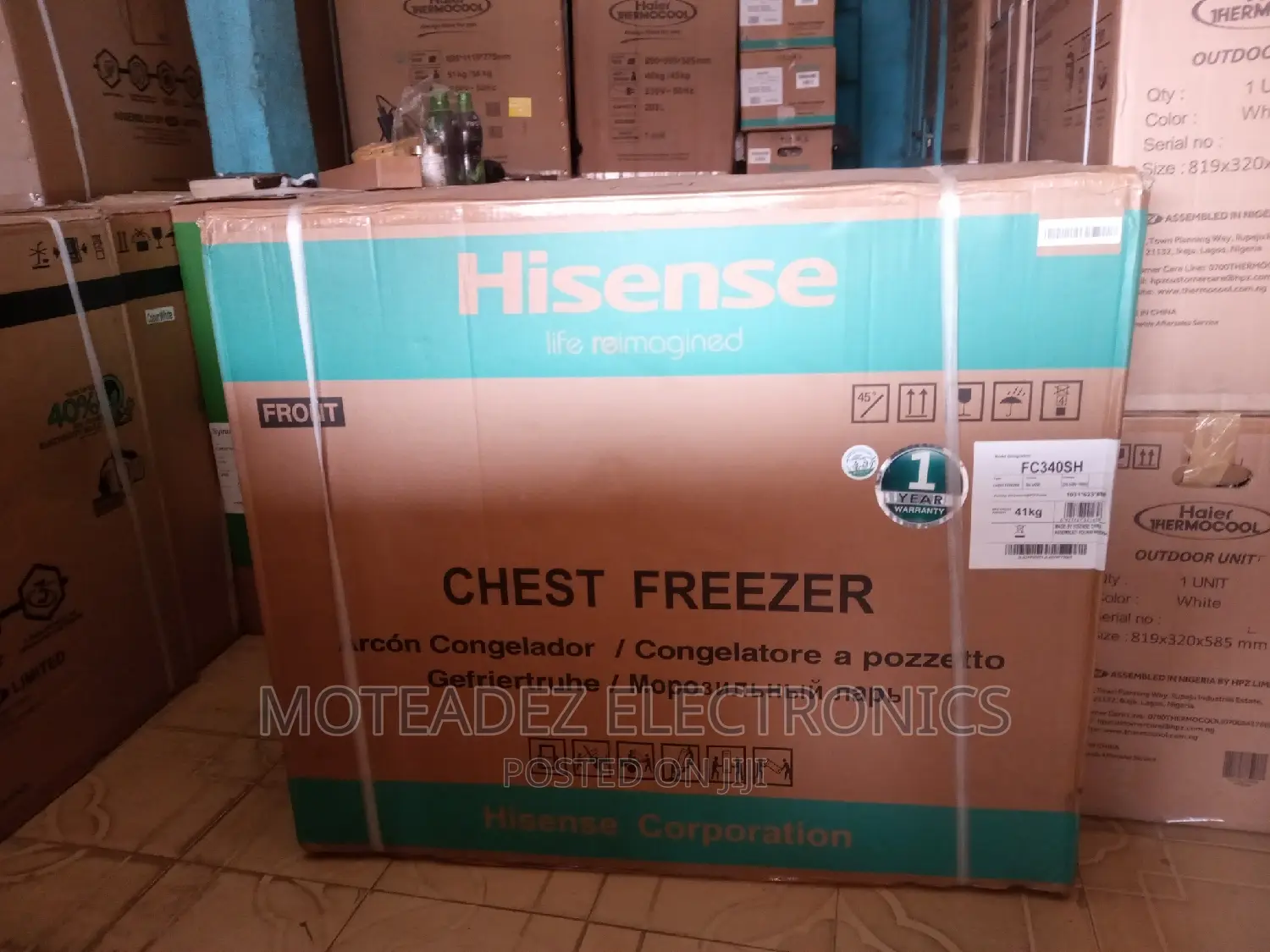Hisense 250l Fast Freeze Low Voltage Chest Freezer (Fc340sh)