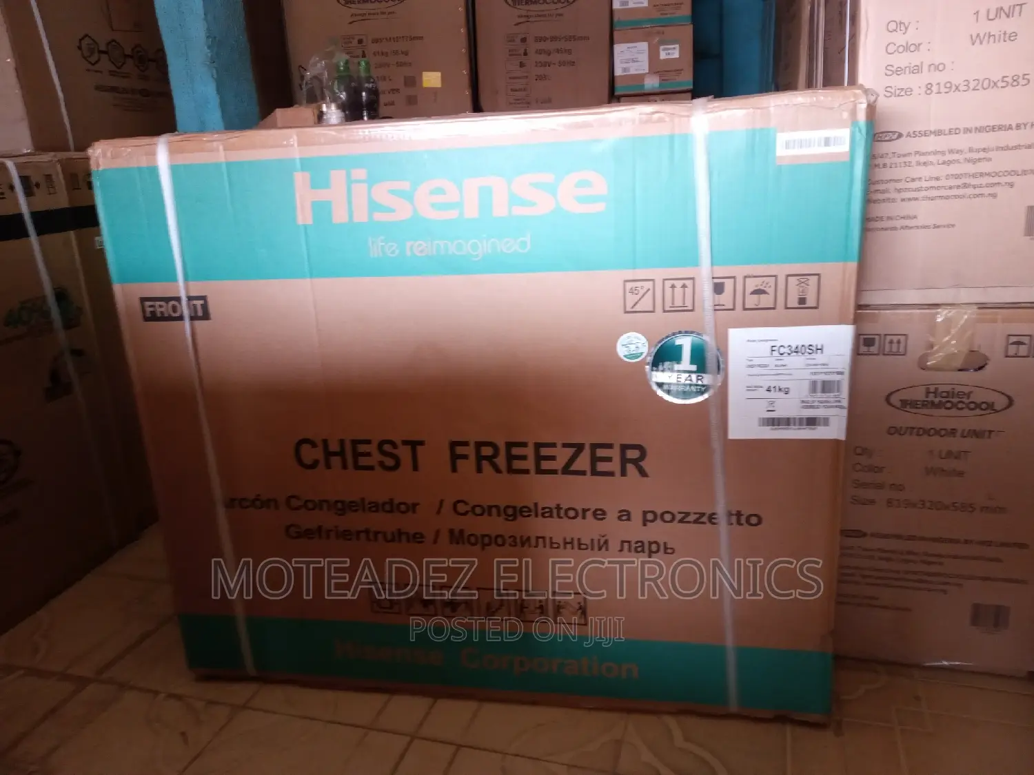 Hisense 250l Fast Freeze Low Voltage Chest Freezer (Fc340sh)