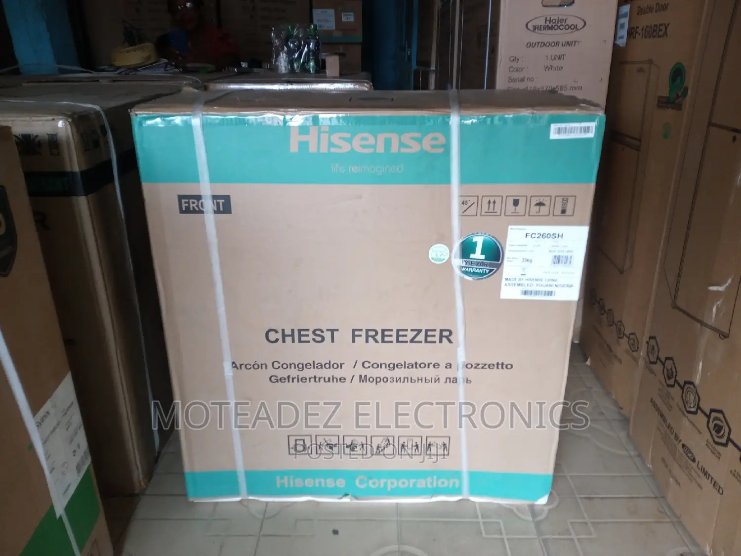 Hisense 205l Fast Freeze Low Voltage Chest Freezer (Fc260sh)