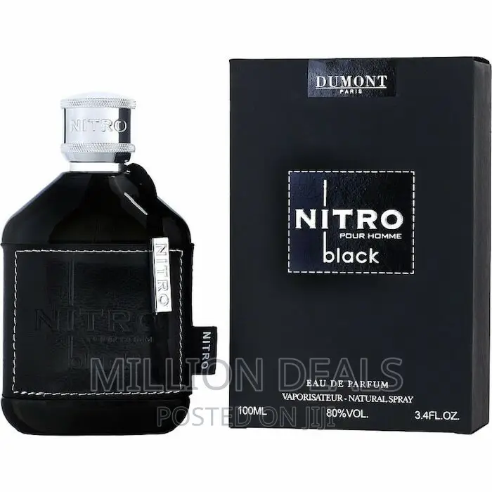 Dumont Nitro Black Eau De Parfum 100ml for Men