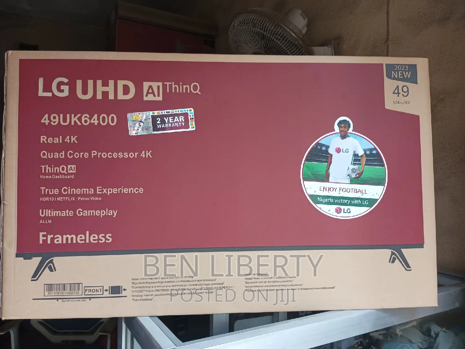 O Lg 49 Inches Smart Tv Frameless