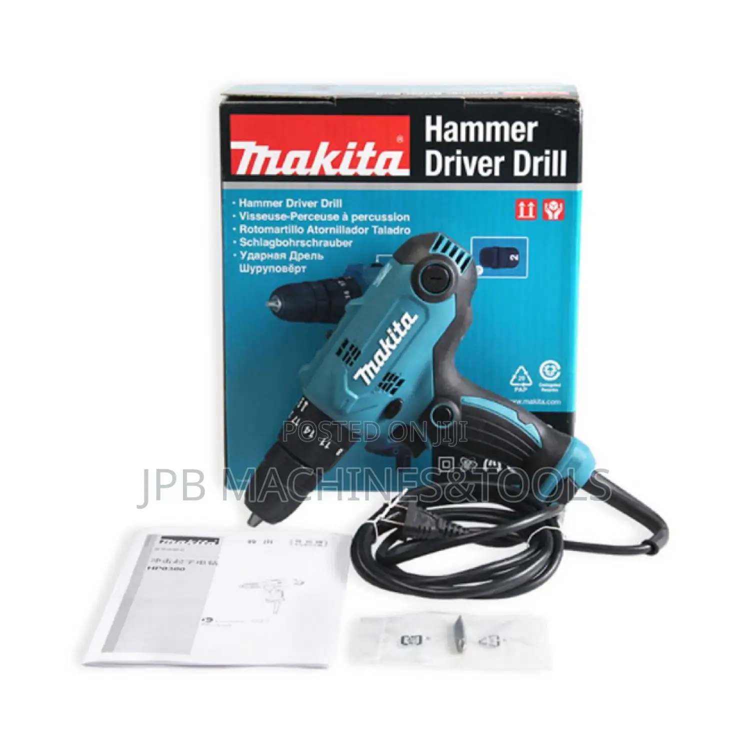 Makita HP0300 Corded Hammer Driver With Keyless Chuck