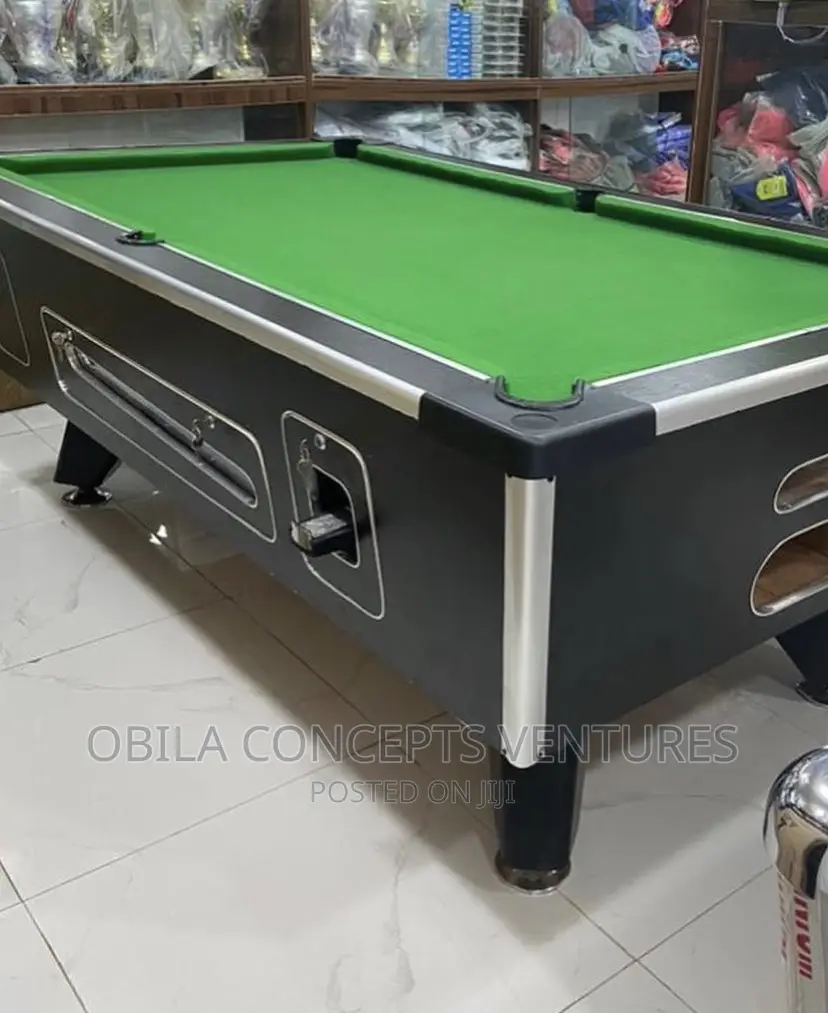 Quality Home Made Marble Top and Coin Operated Snooker