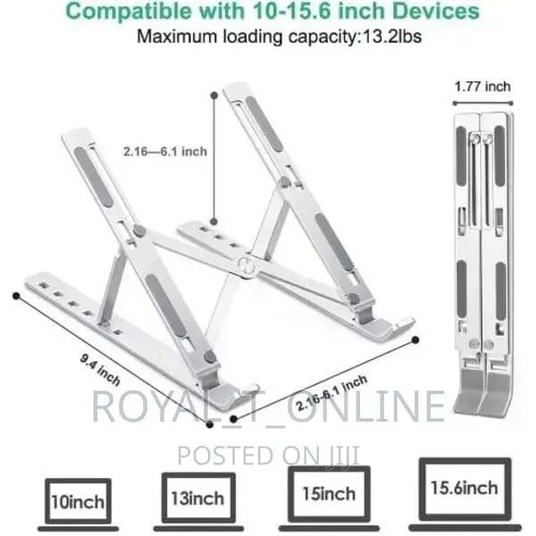 Laptop Stand In Abuja. Foldable Laptop Stand