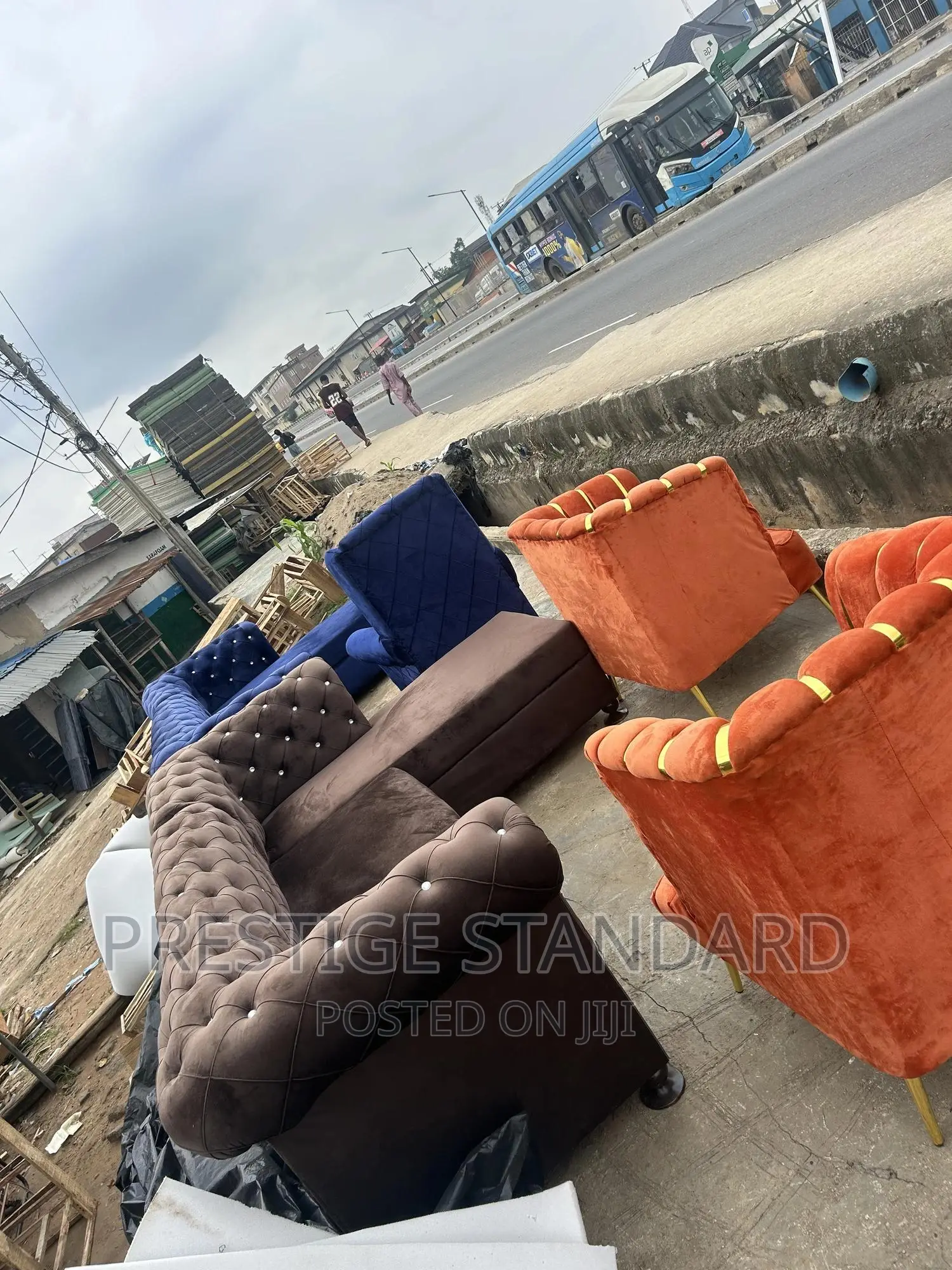 A Standard Living Room Sofa