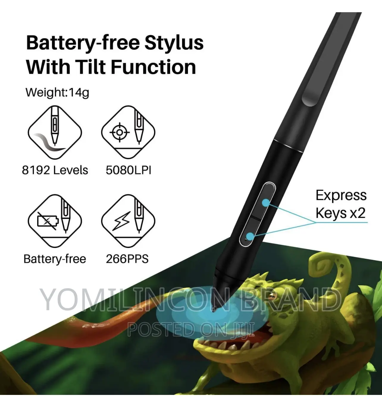 Huion KAMVAS Pro 12 Drawing Tablet With Screen Graphic