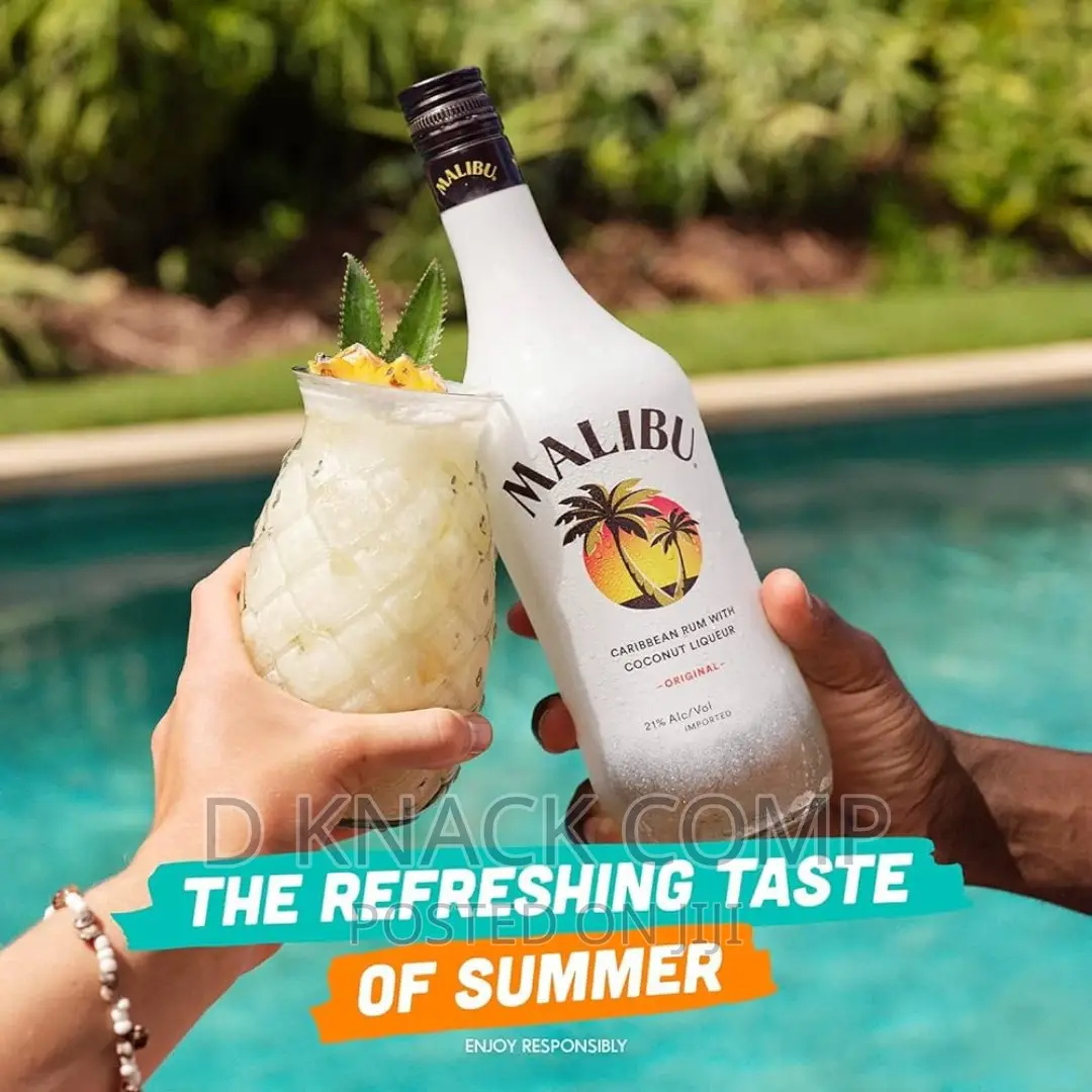 Malibu Original White Rum With Coconut Flavour, 70cl