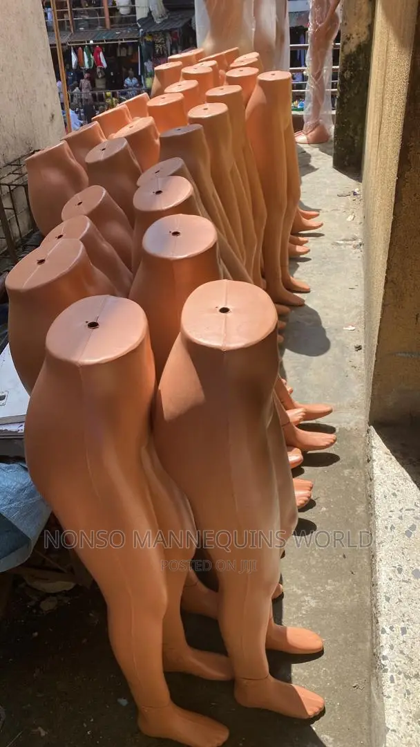Plastic Female Half Body Waist Mannequin