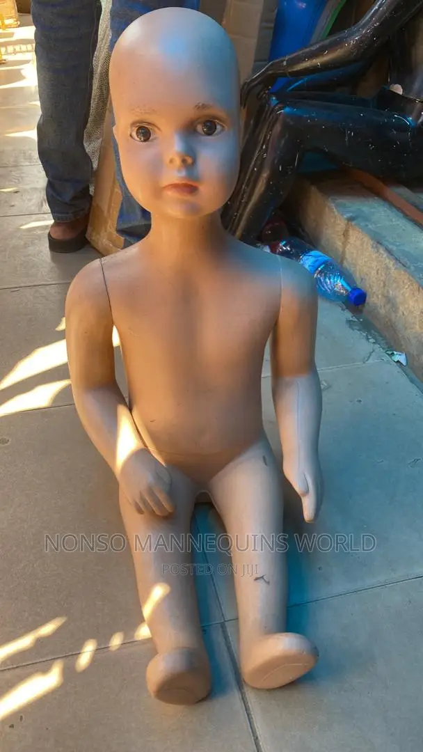 Plastic Sitting Down Unisex Babies Mannequin