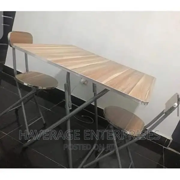 Portable Foldable Table With Two Chairs