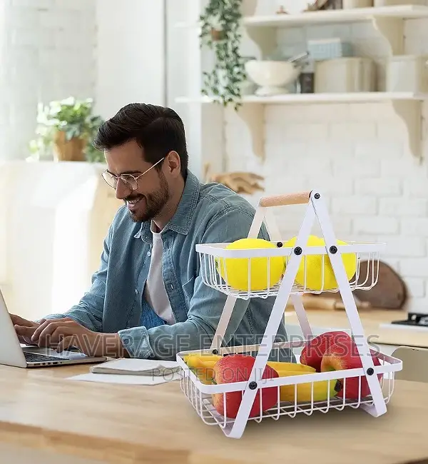 Classic 2 Tier Countertop Fruit Baskets