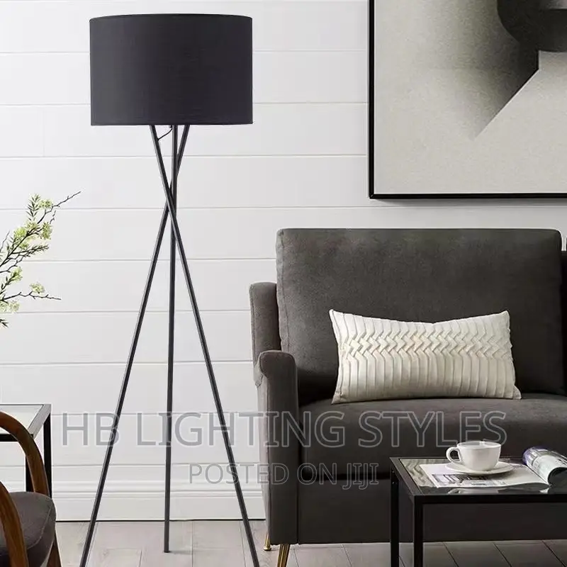 Black Tripod Standing Lamp