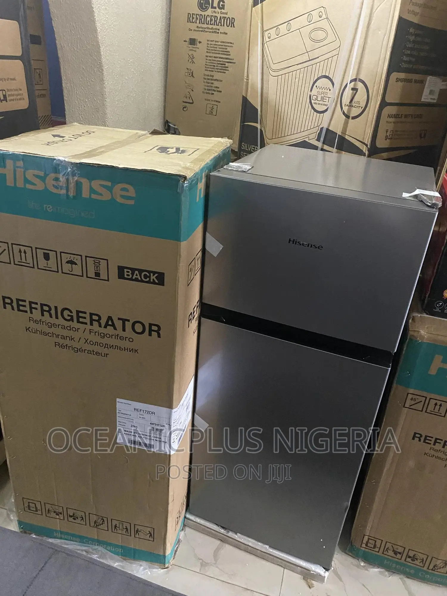 Hisense 124l Refrigerator - Egg and Ice Tray Available