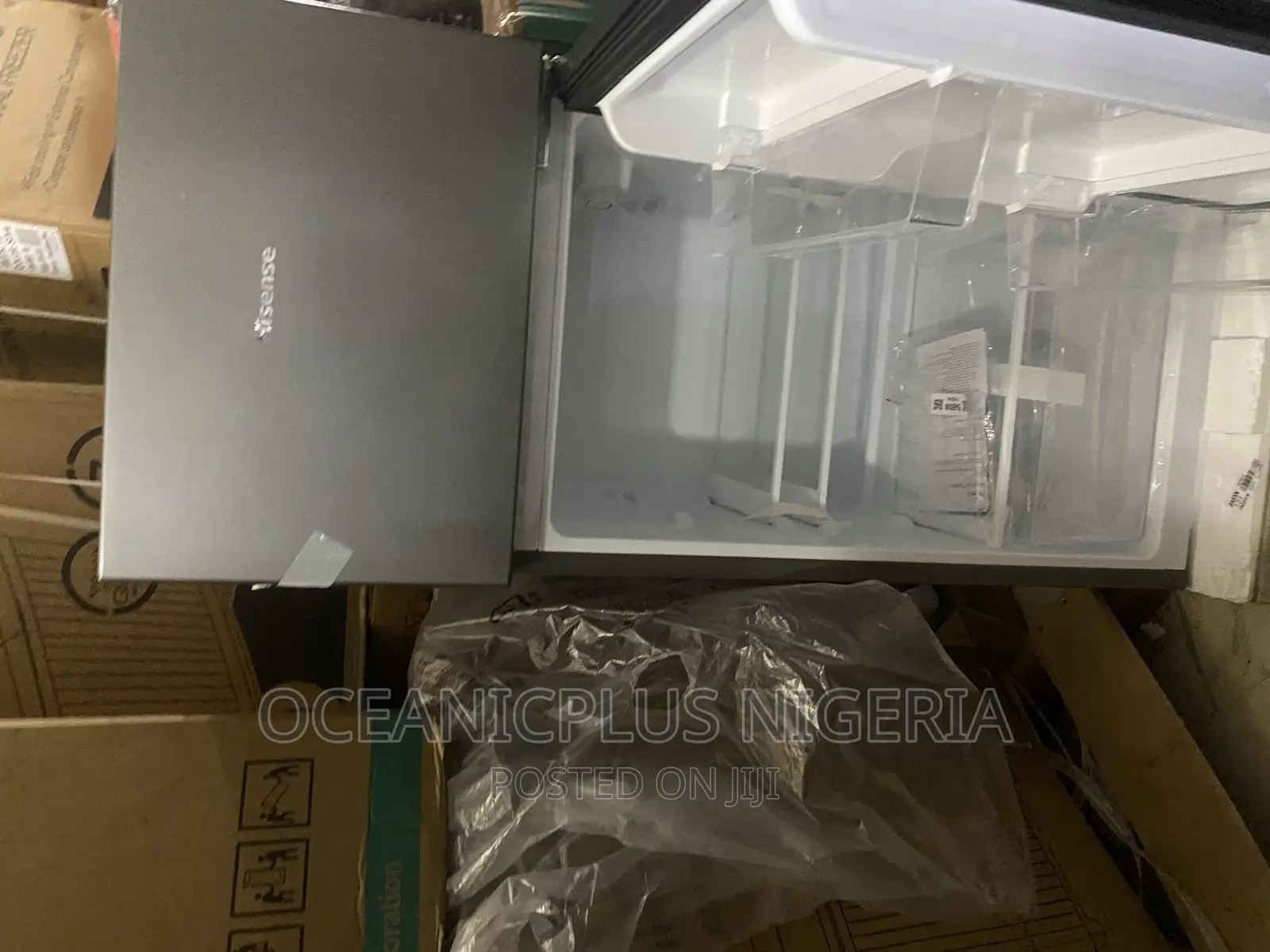 Hisense Double Door Refrigerator With Manual and Warranty
