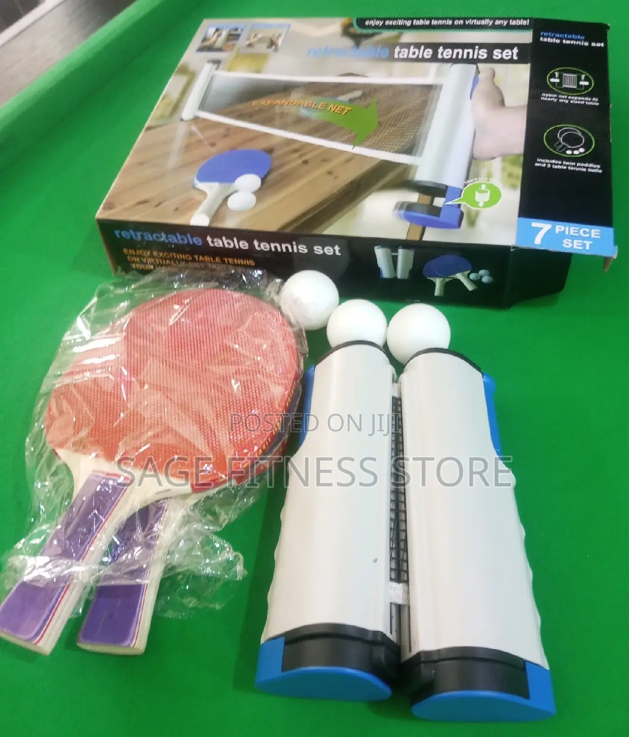 Retractable Table Tennis Set