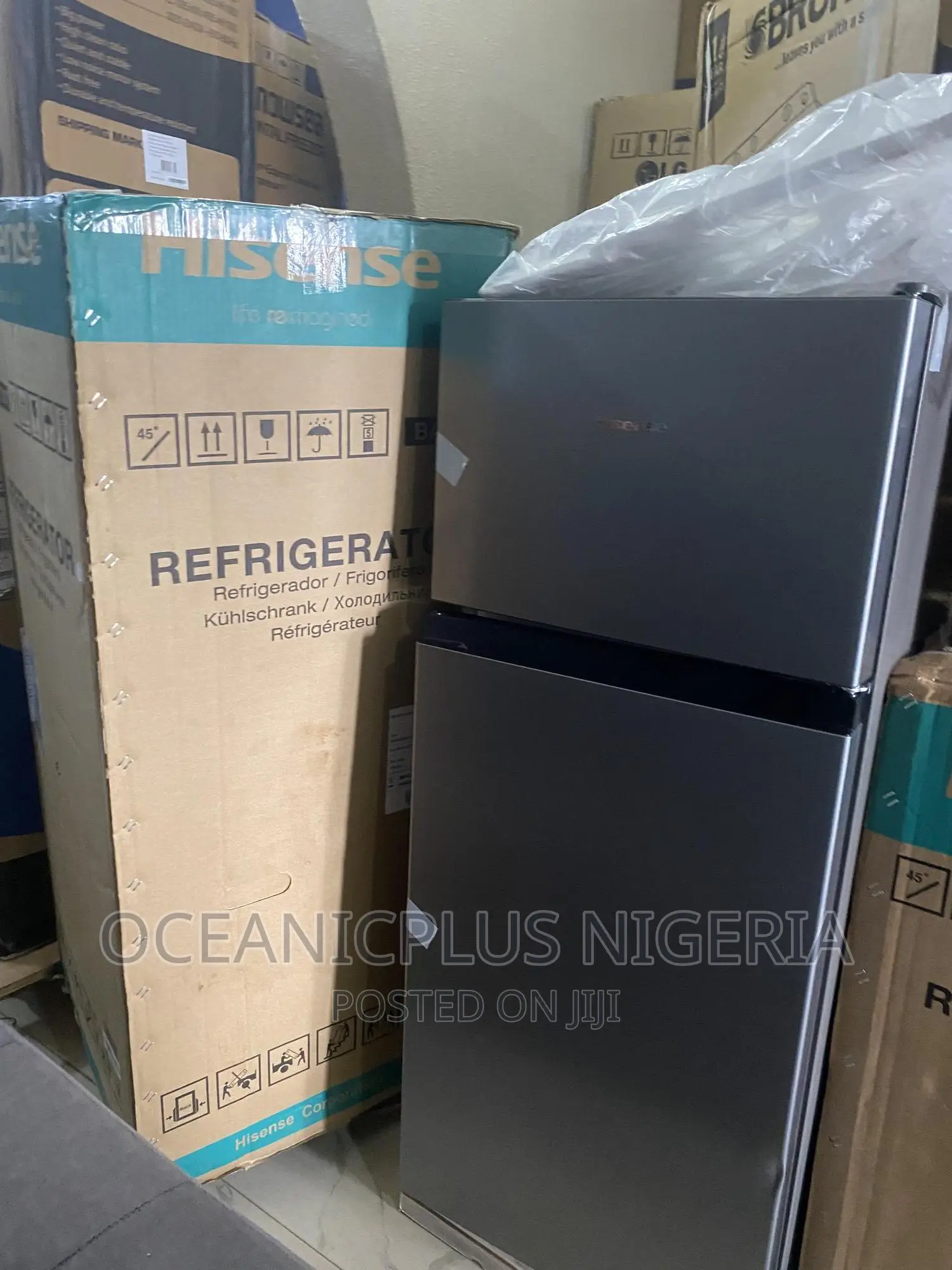 Hisense 124l Low Noise Double Door Refrigerator
