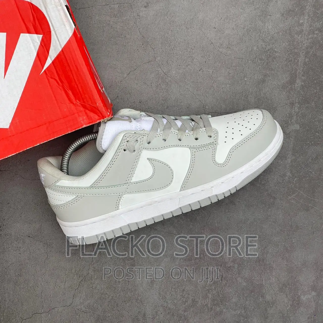 Original Nike Dunk Low Grey Fog Sneakers