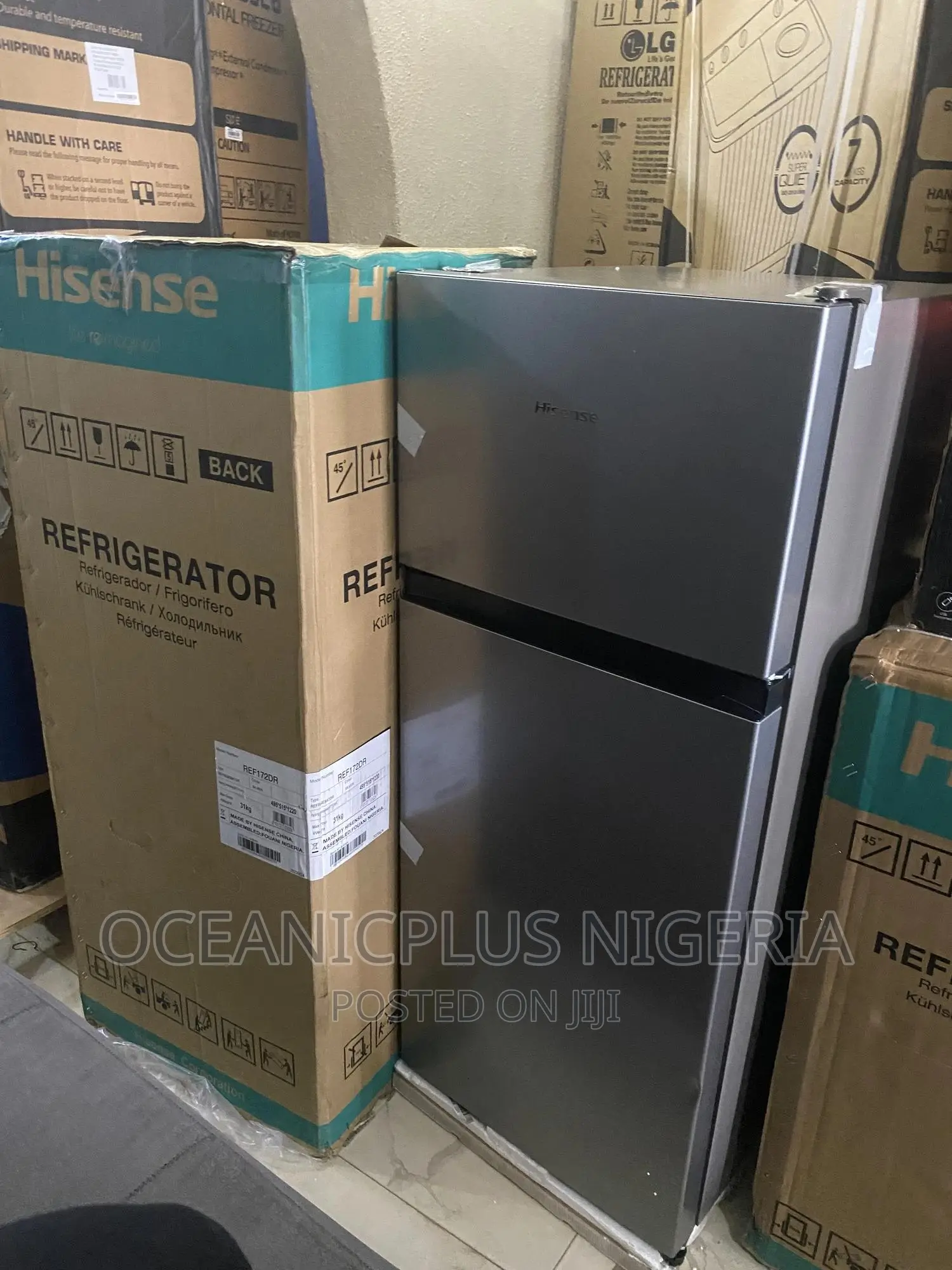 Hisense 124l Double Door Refrigerator With Egg and Ice Tray