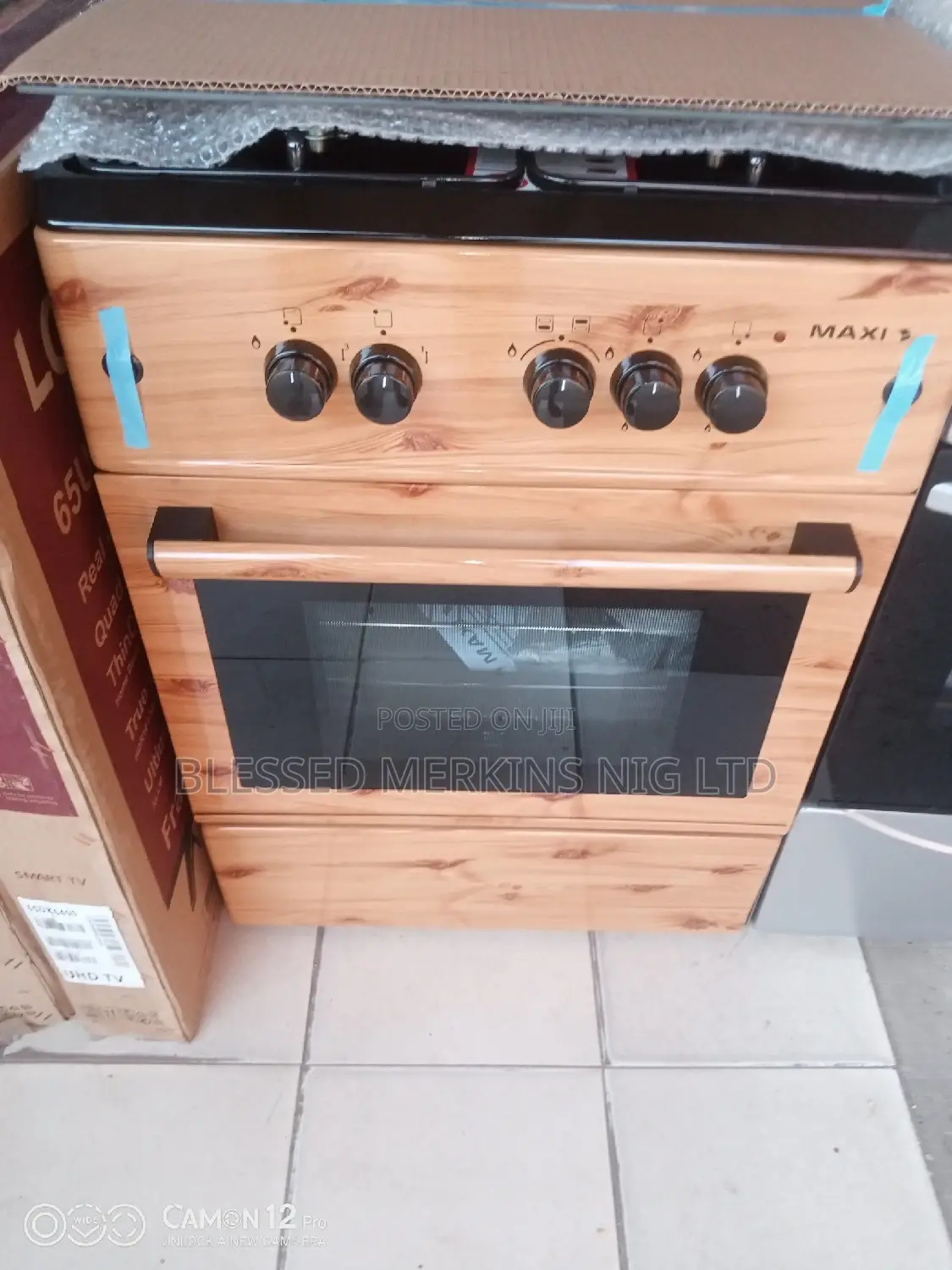 Maxi Gas Cooker 3gas 1electric Formica