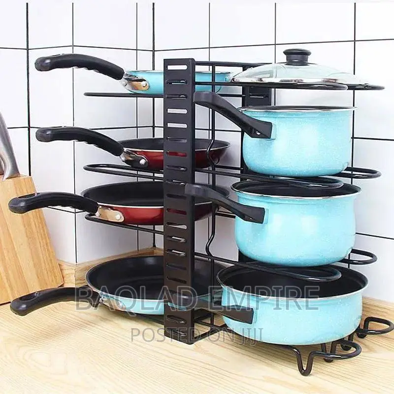 Pots and Pans Organizer Rack Multi-Layer Iron Wire Bilateral