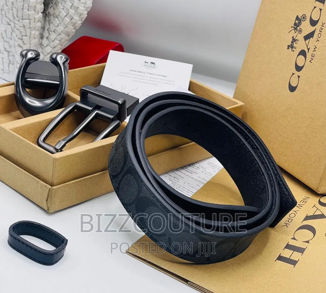 Original COACH Leather Belts Available in Store