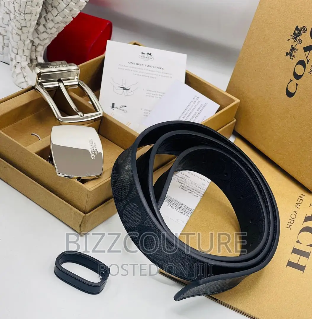 Original COACH Leather Belts Available in Store