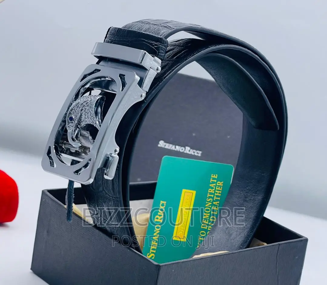 Original STRIANO RICCI Leather Belts Available in Store
