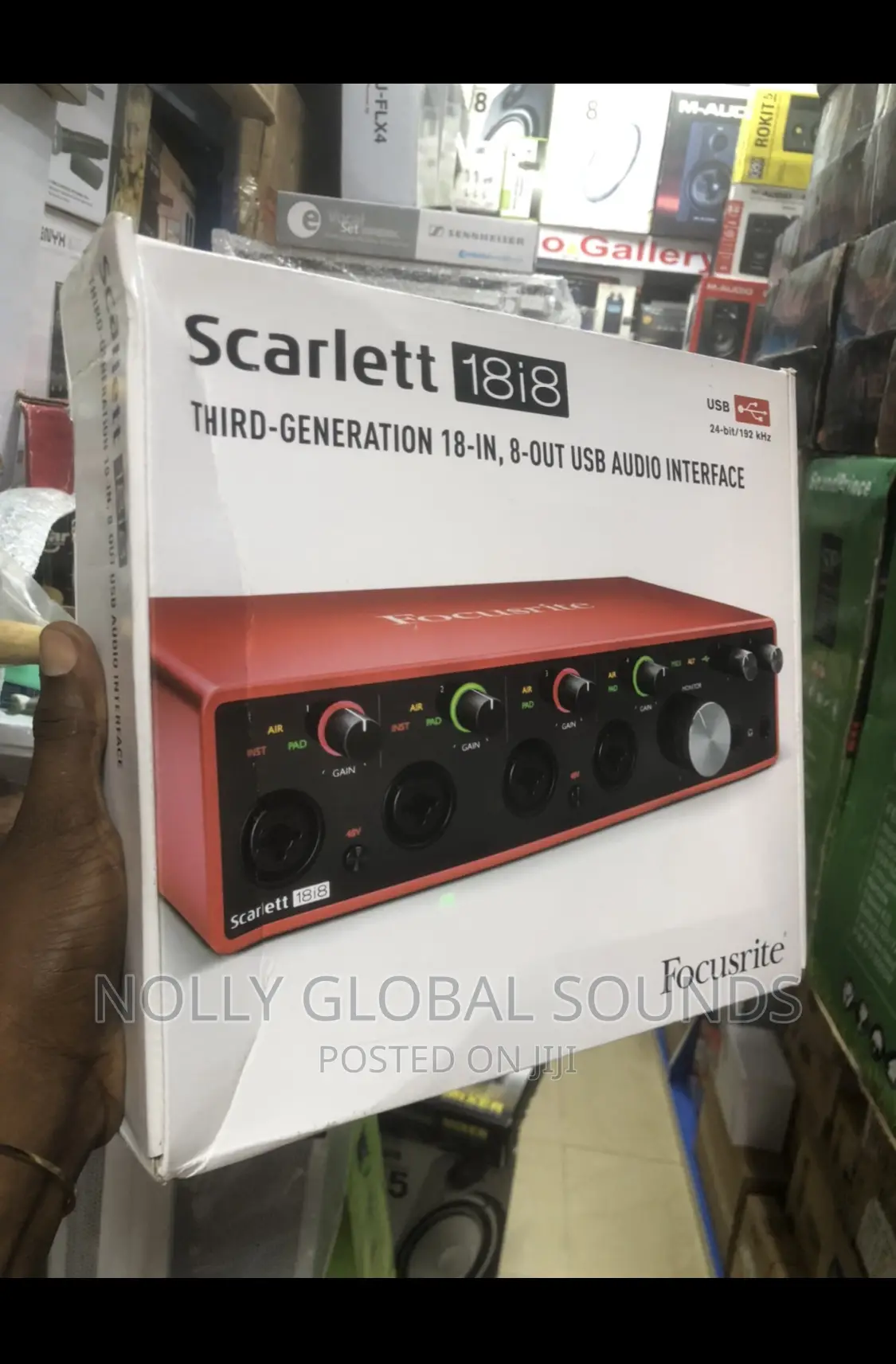 Focusrite Scarlett 18i8 3rdgen Usb Audio Interface.Soundcard