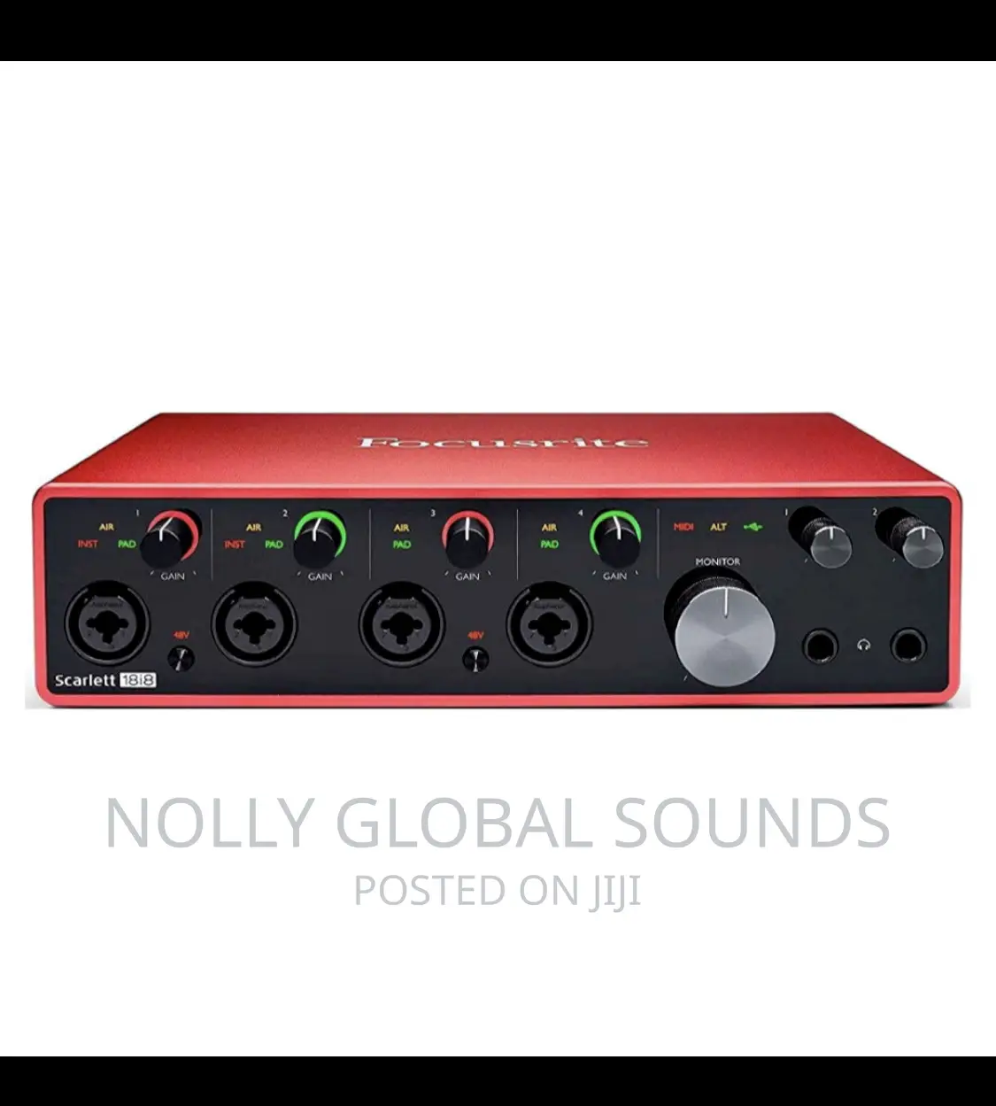 Focusrite Scarlett 18i8 3rdgen Usb Audio Interface.Soundcard