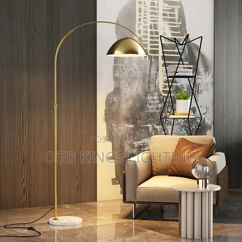 Modern Luxury Marble Floor Lamp for Bedside Sofaside Light